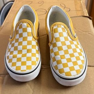 VANS Kids Classic Slip-On Checkerboard Shoe